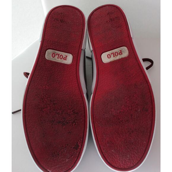 Ralph Lauren Polo Men's Faxon Gray Canvas Lace Sneakers Size 10.5D - Picture 10 of 10